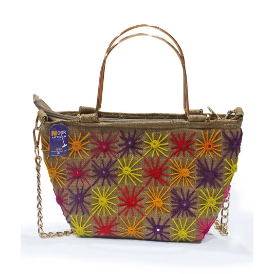 Colorful Handmade Embroidered Handbag For Girls And Women Noor Artisan